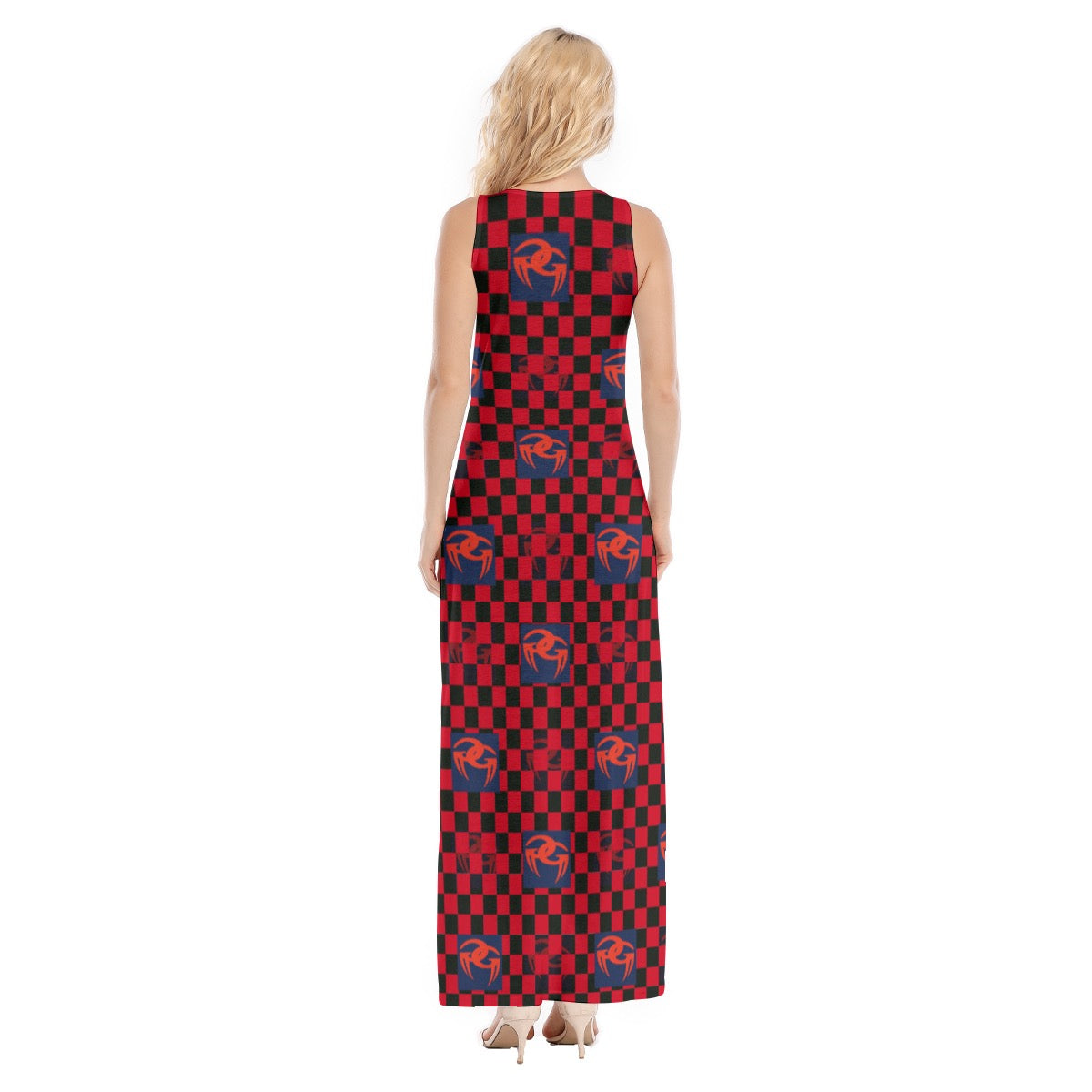 All-Over Print Women's Vest Dress | Length To Ankle