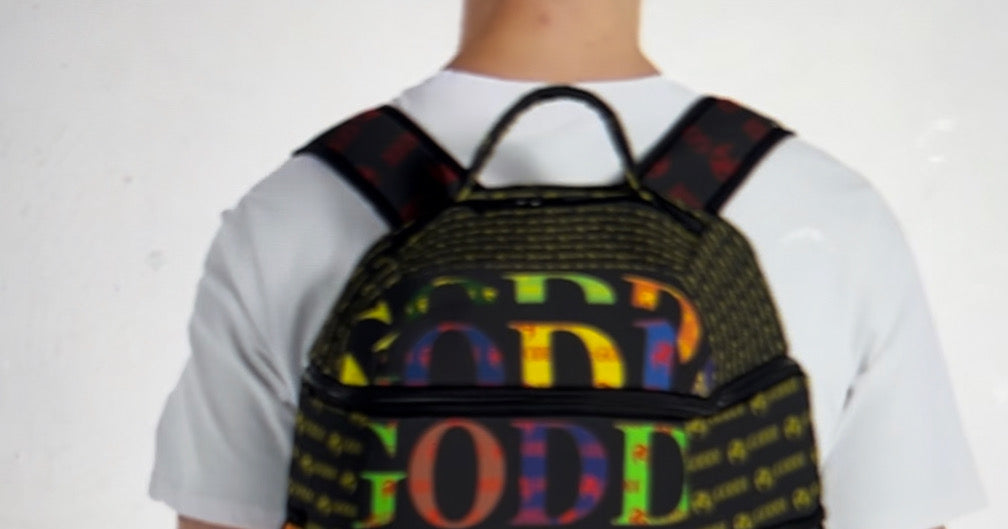 Goddi - Exaggerated GG Backpack Unisex XL, $150.00