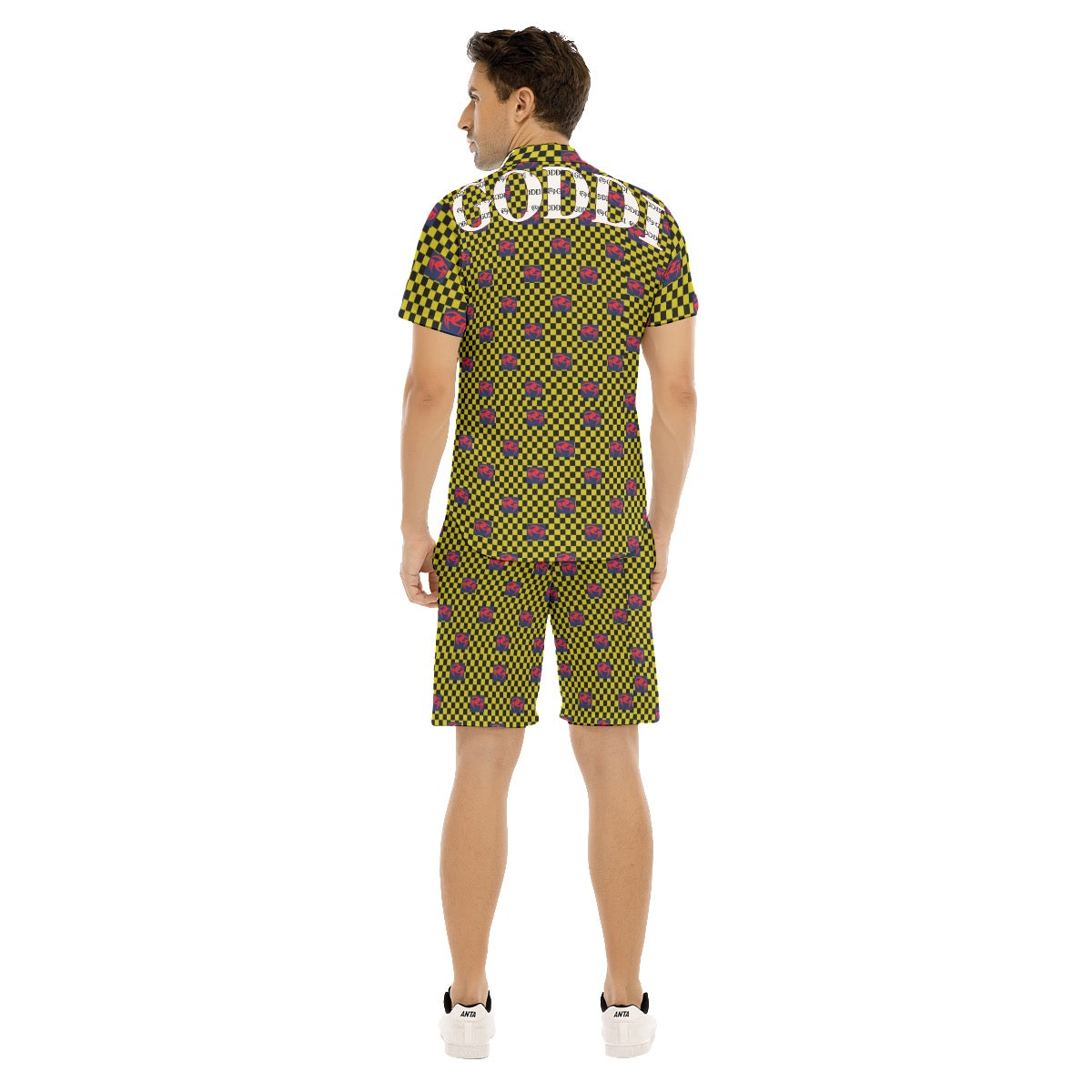 GODDI Signature Print Shirt & Shorts, S $105.00