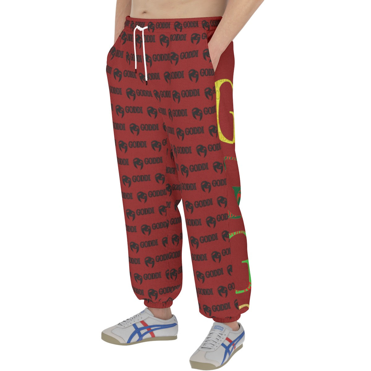 GODDI GG All-Over Men's Thick Sweatpants, L