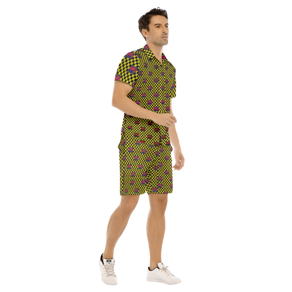 GODDI Signature Print Shirt & Shorts, S $105.00