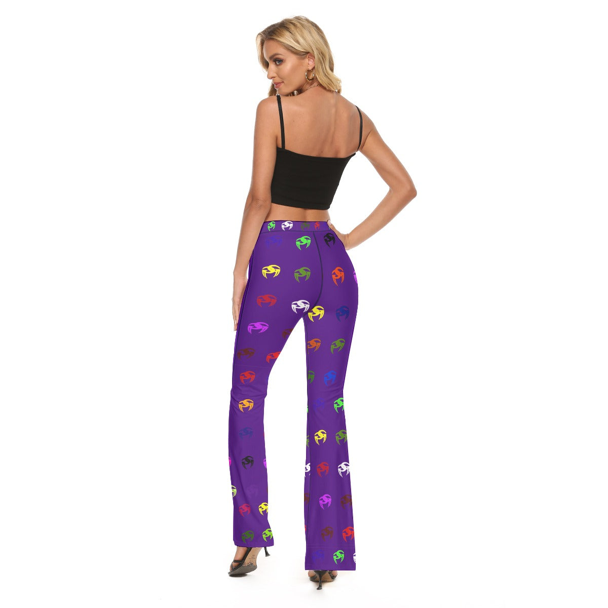 Goddi GG Starry Night All-Over Women Stretch Flare Pant,S $72.00